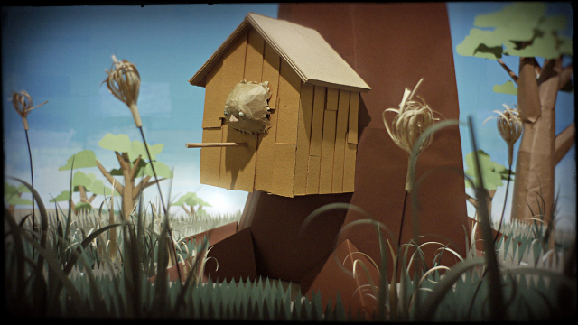 21時。渋谷の路上が映画館になる。今週の上映作品は『小さなトリとリス / T